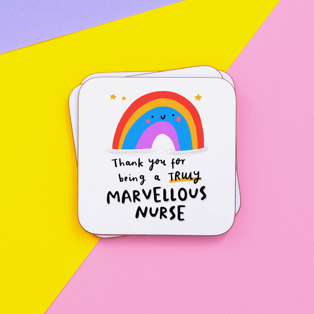 Truly Marvellous Nurse Coaster