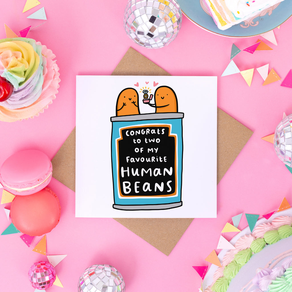 Human Bean Engagement Card
