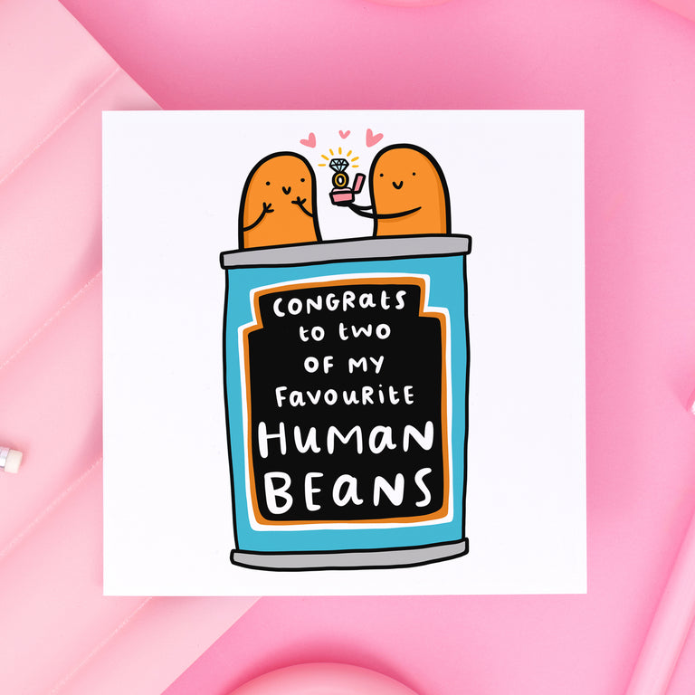 Human Bean Engagement Card