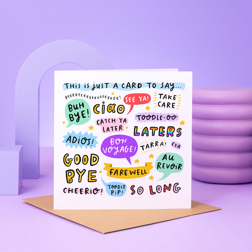 A Card To Say Goodbye