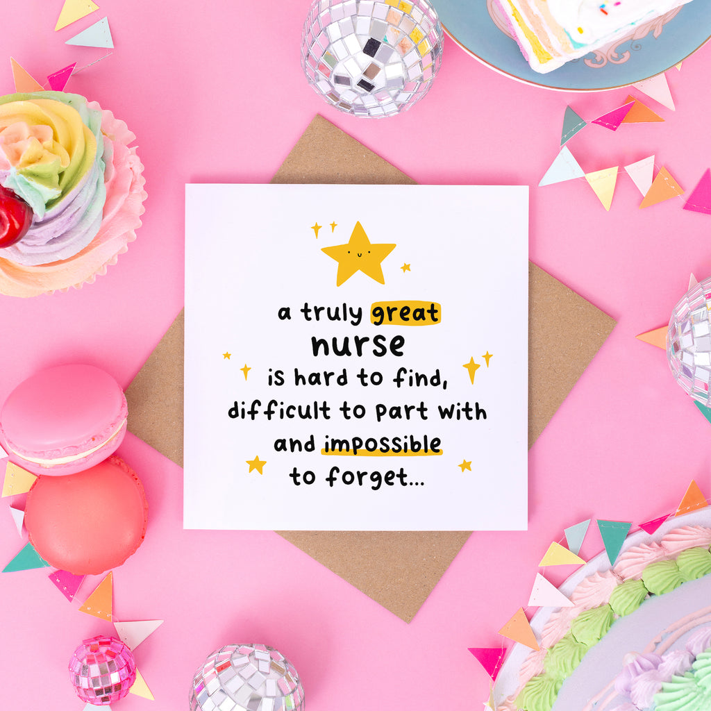 Truly Great Nurse Thank You Card