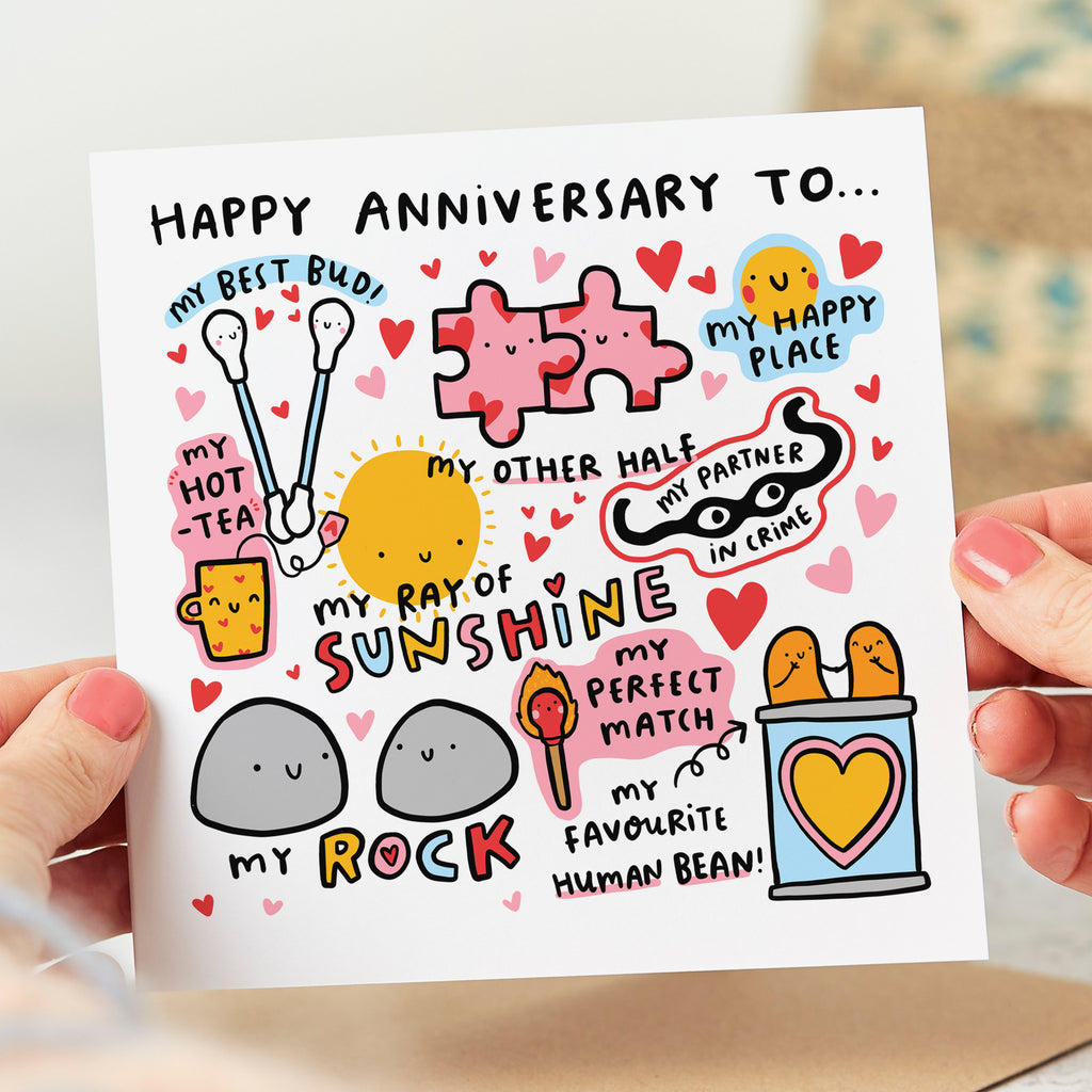 Happy Anniversary To... Card