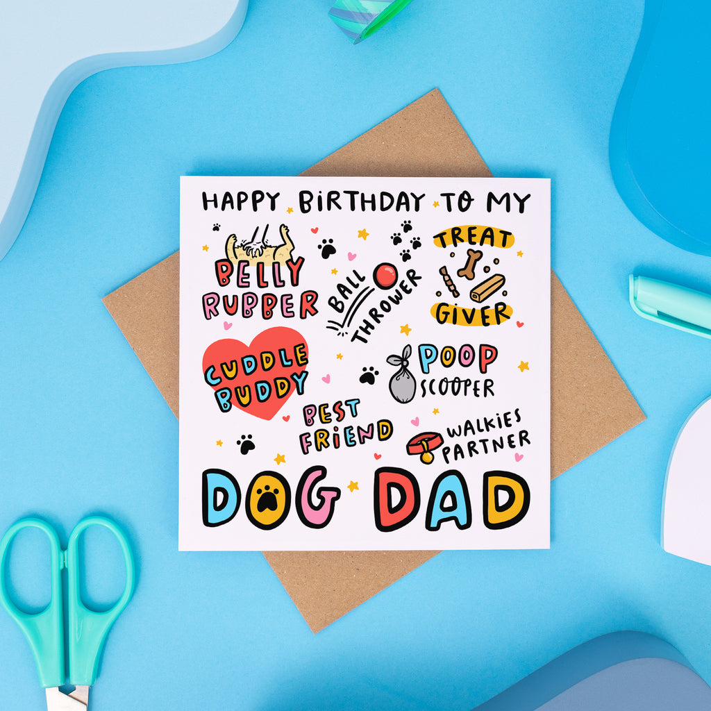 Dog Dad Birthday Card