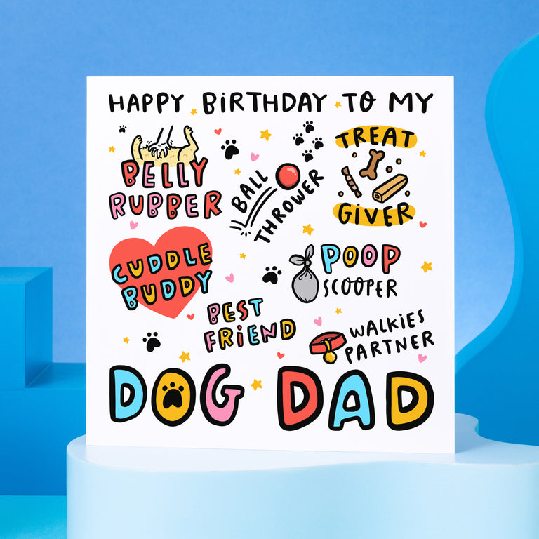 Dog Dad Birthday Card