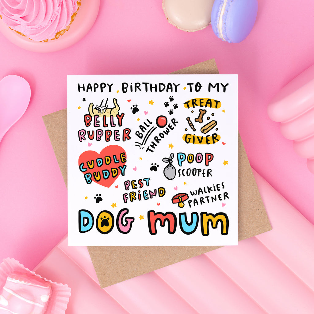 Dog Mum Birthday Card