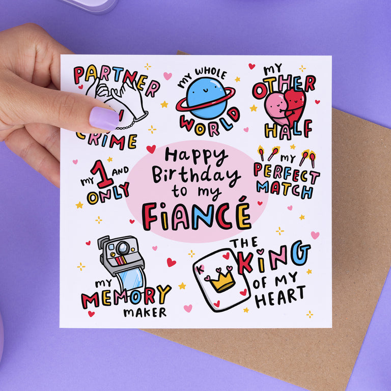 Happy Birthday To My Fiancé Card