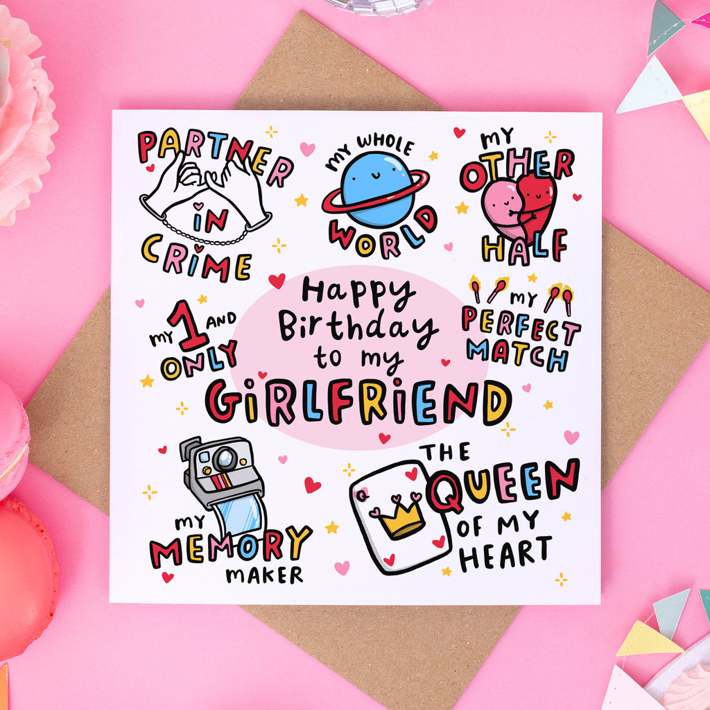 Happy Birthday To My Girlfriend Card