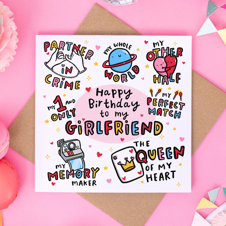 Happy Birthday To My Girlfriend Card