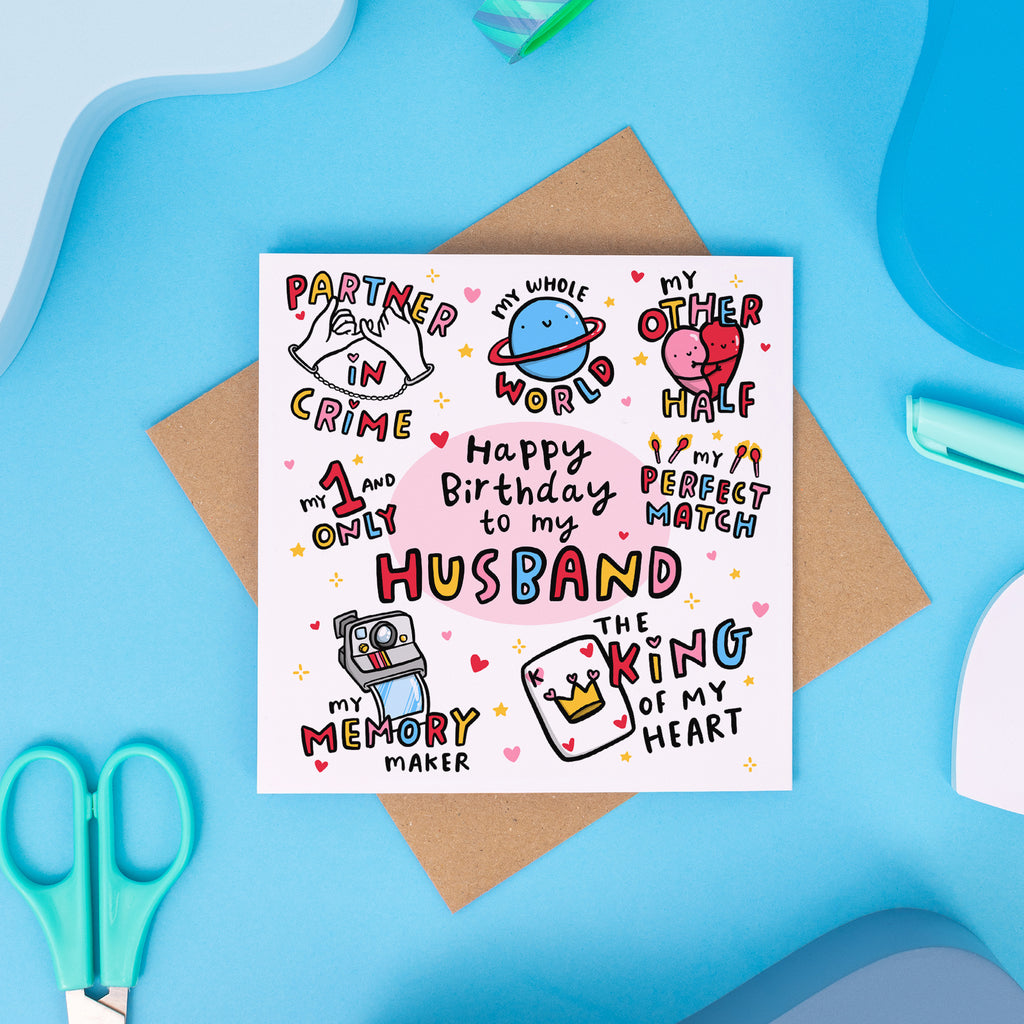 Happy Birthday To My Husband Card