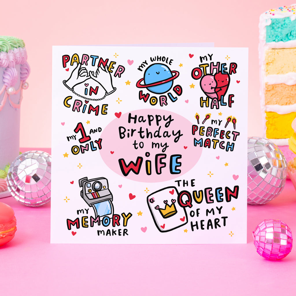 Happy Birthday To My Wife Card