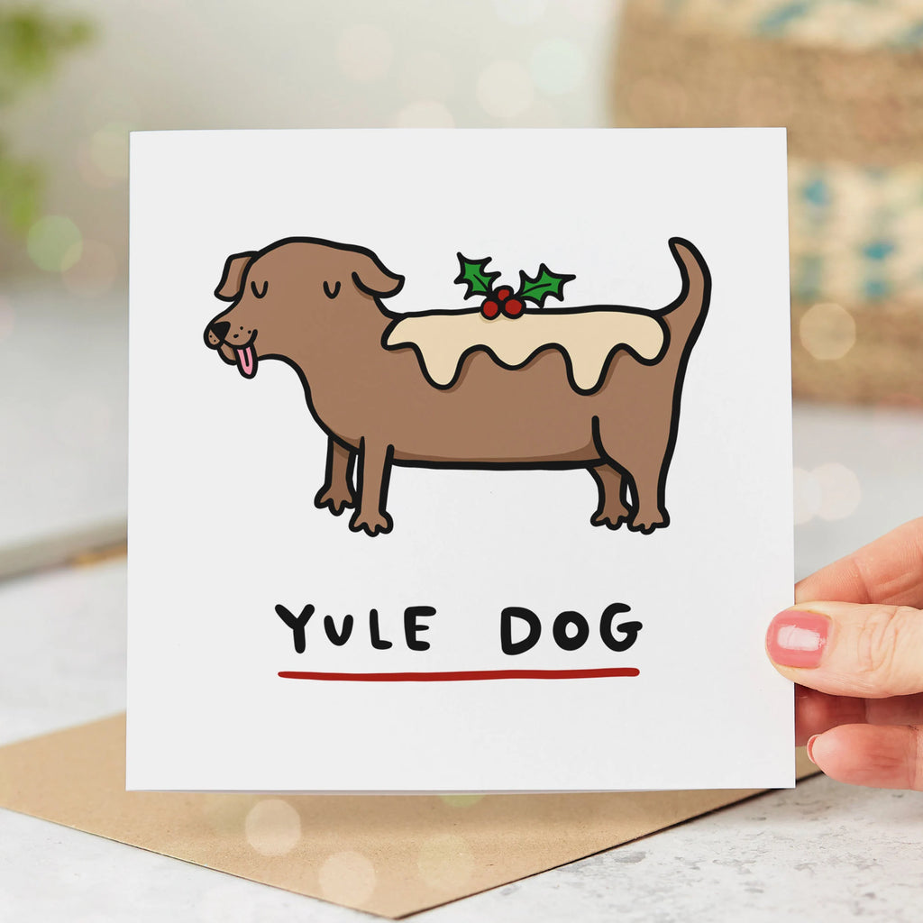 Yule Dog Christmas Card