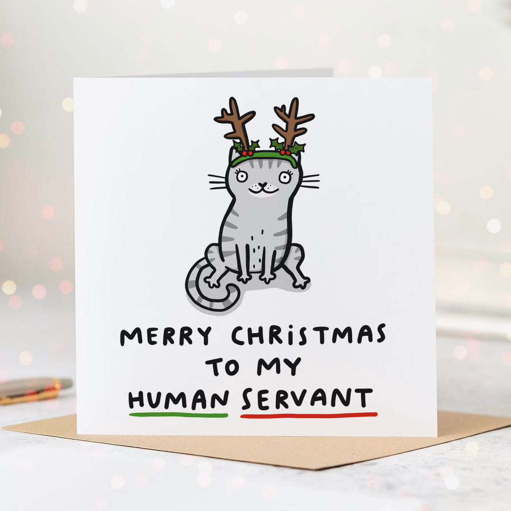 Human Servant Christmas Card