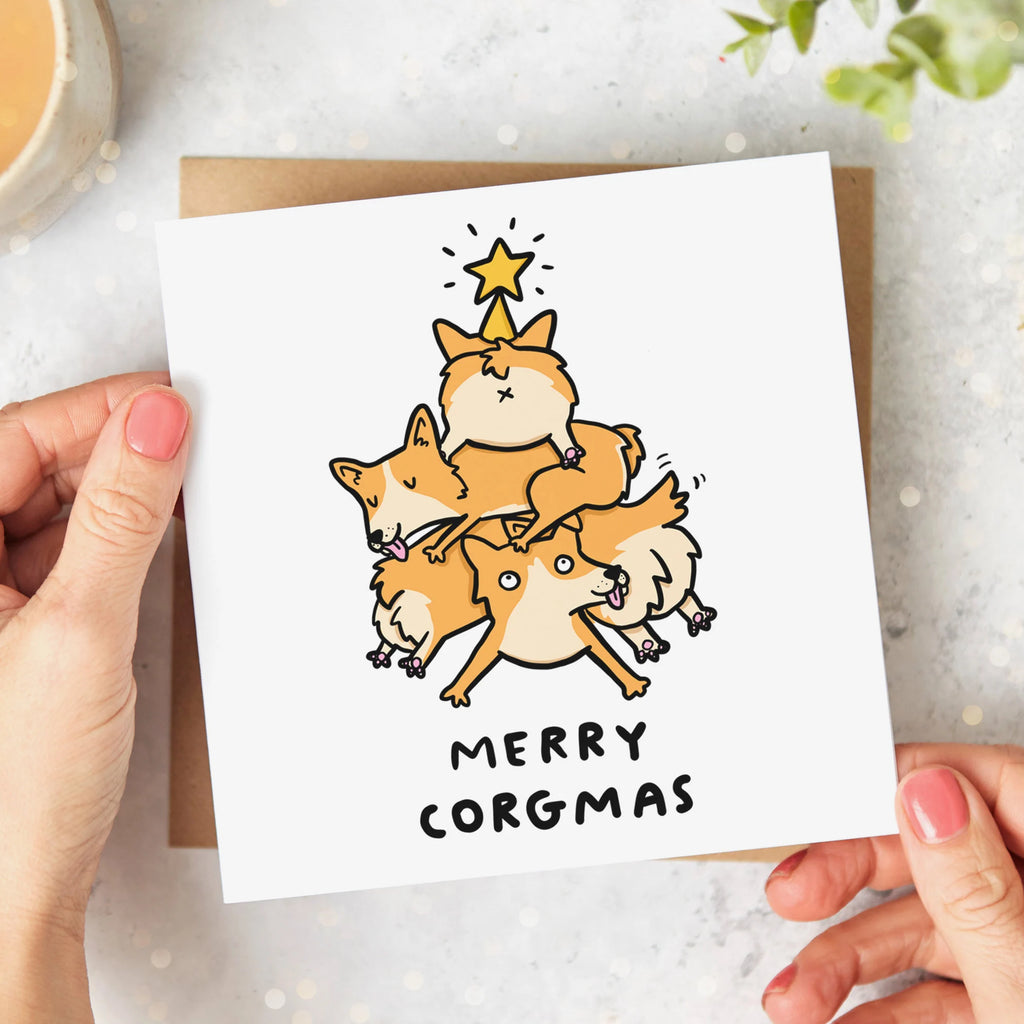 Merry Corgmas Christmas Card