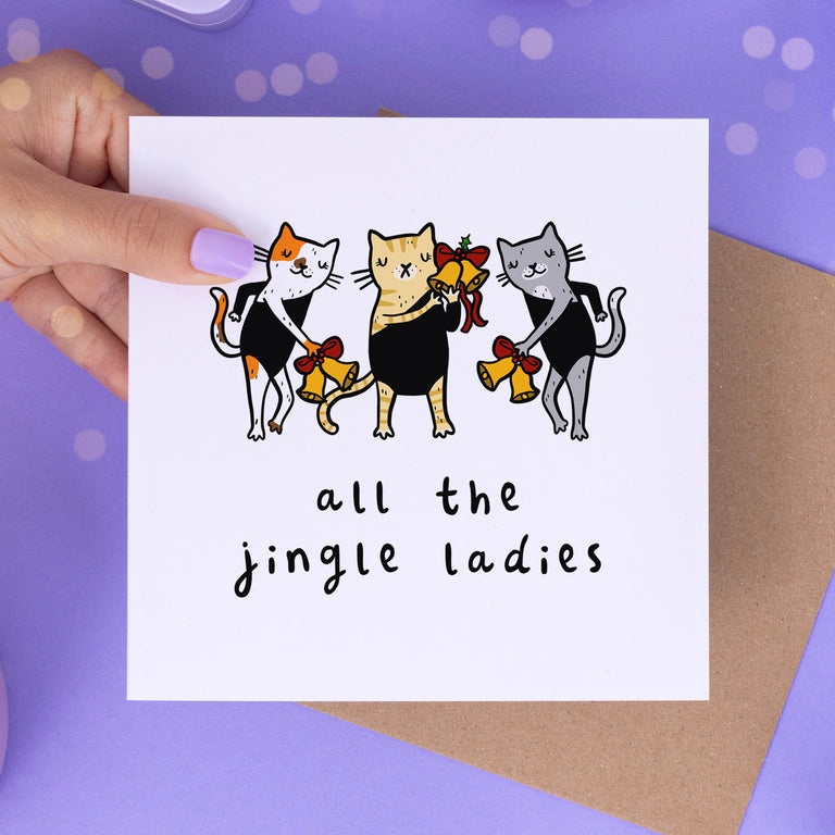 Jingle Ladies Christmas Card
