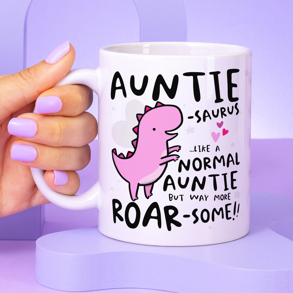 Auntiesaurus Personalised Birthday Mug