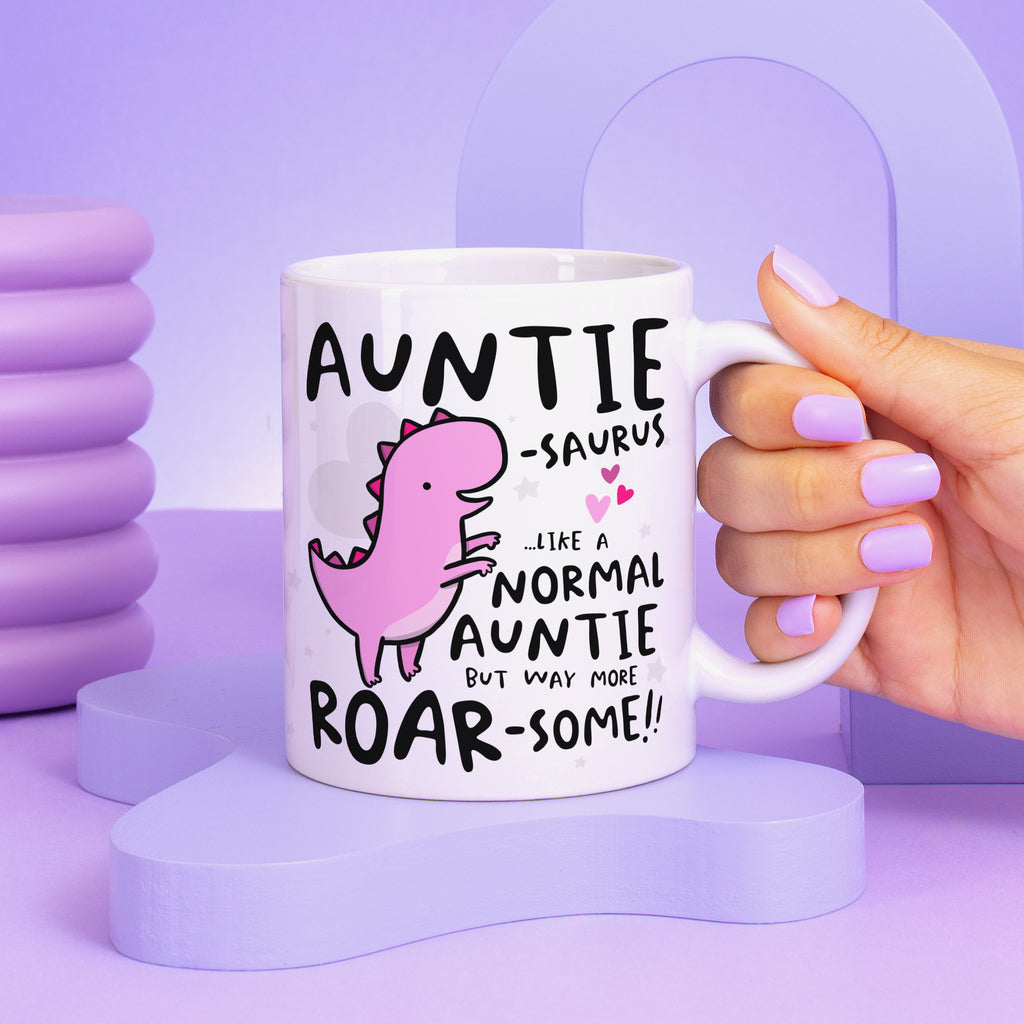 Auntiesaurus Personalised Birthday Mug