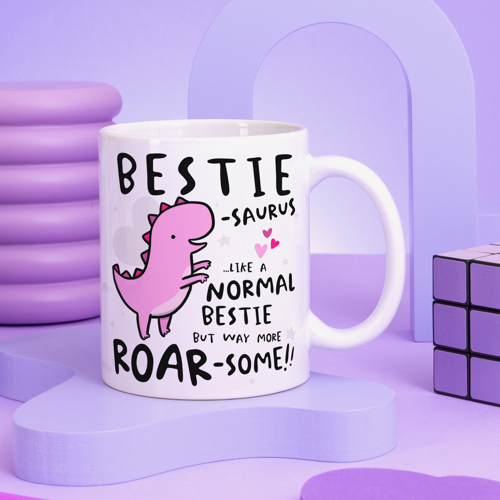 Bestiesaurus Personalised Birthday Mug