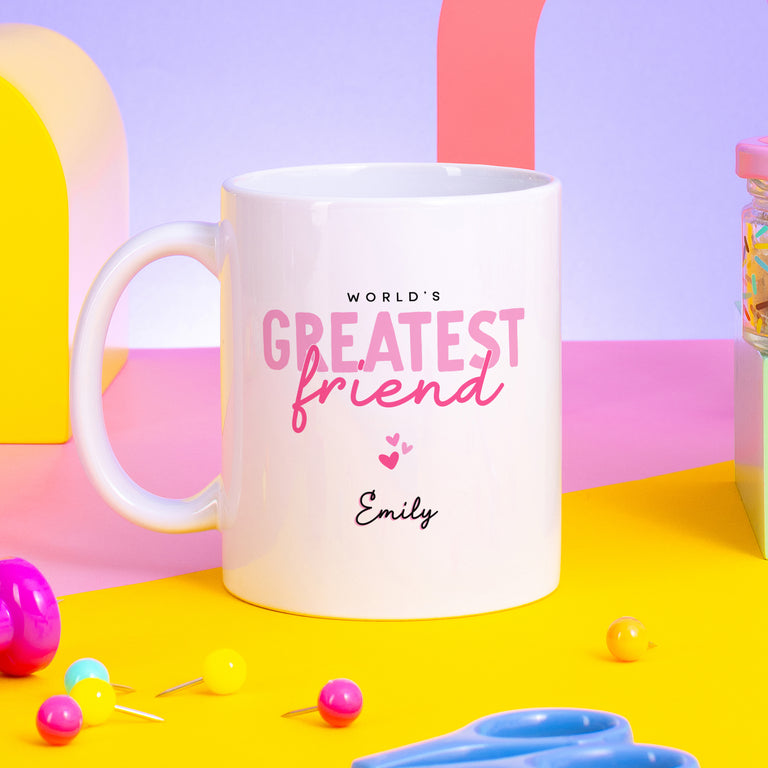 World's Greatest Friend Personalised Mug