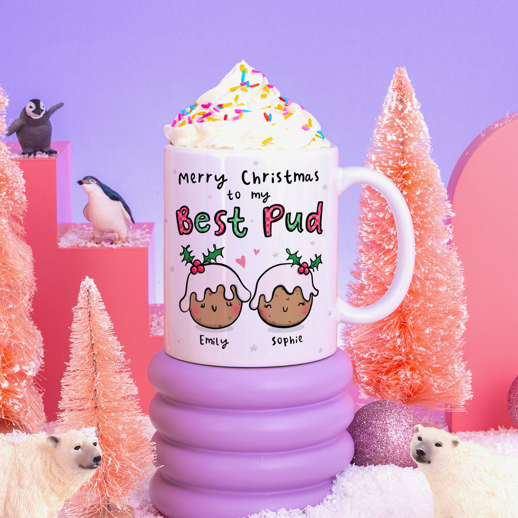Best Pud - Personalised Name Christmas Mug