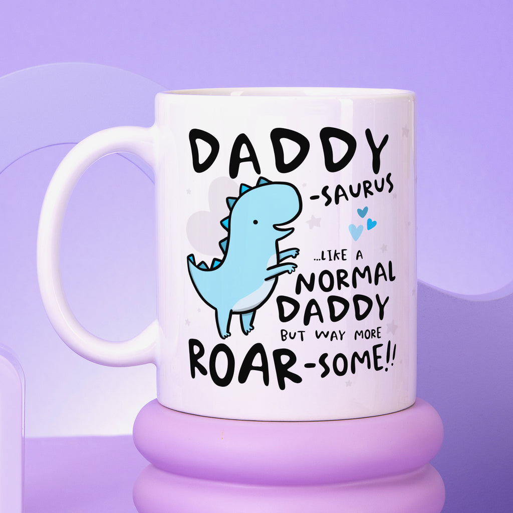 Daddysaurus Personalised Birthday Mug