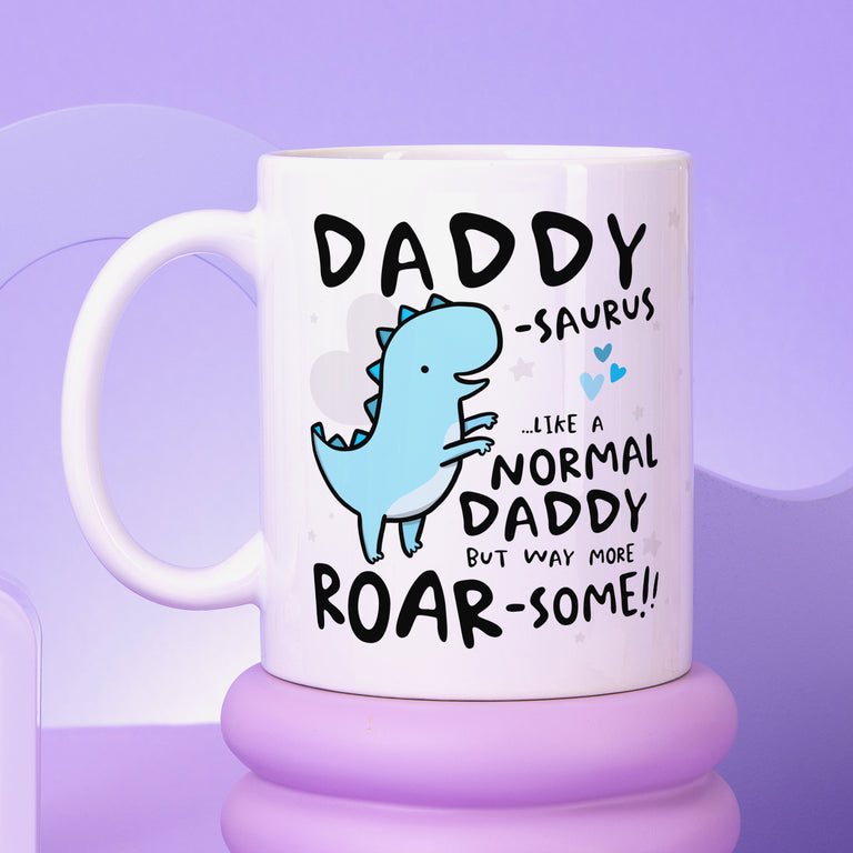 Daddysaurus Personalised Birthday Mug