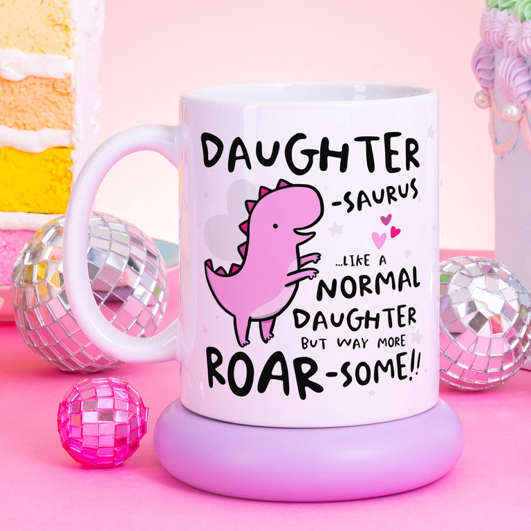 Daughtersaurus Personalised Birthday Mug