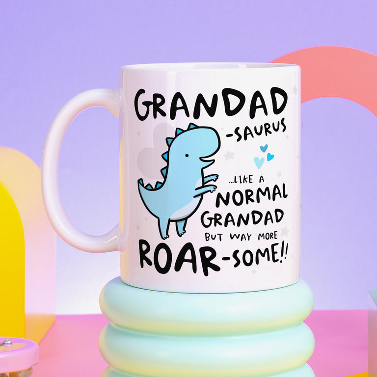 Grandadsaurus Personalised Birthday Mug