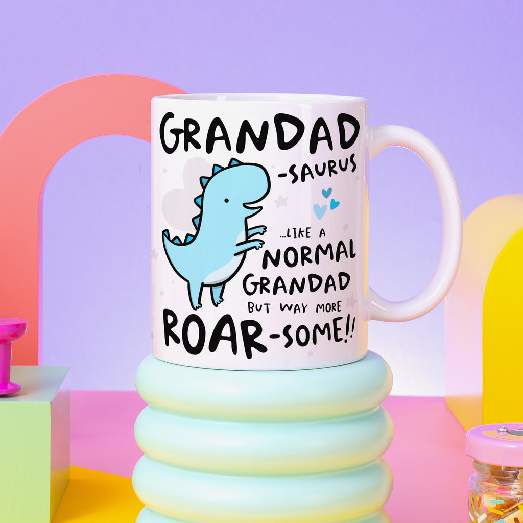 Grandadsaurus Personalised Birthday Mug