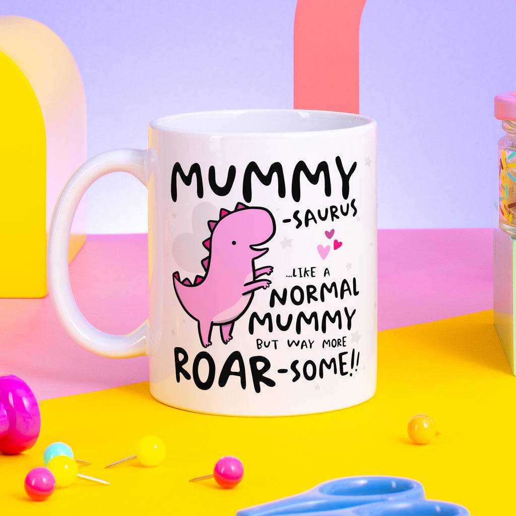Mummysaurus Personalised Birthday Mug