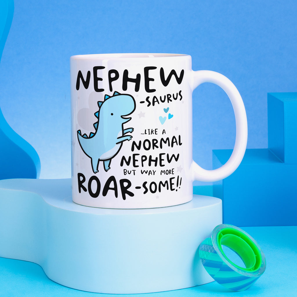 Nephewsaurus Personalised Birthday Mug