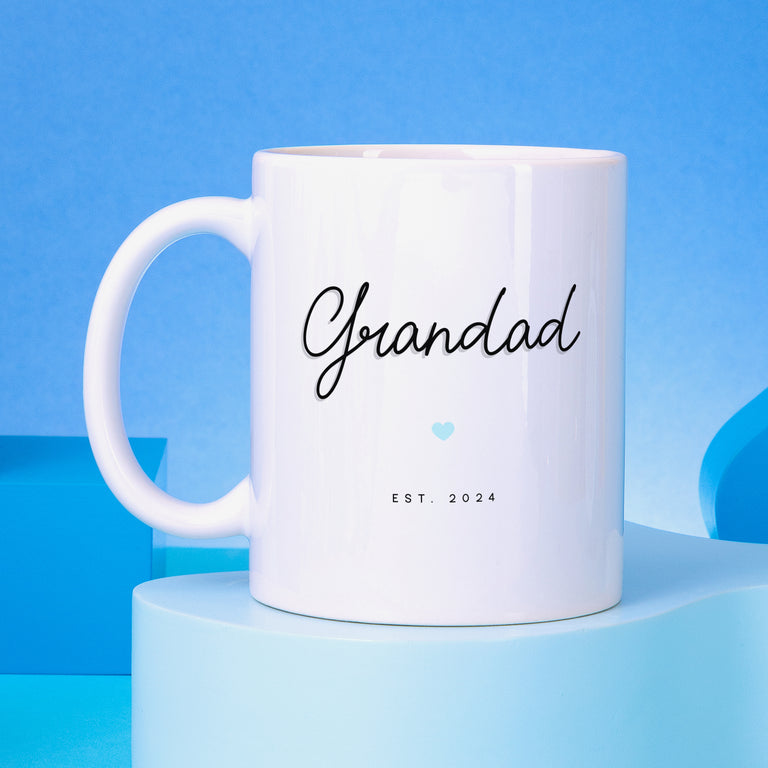 Grandad Est. Year Personalised Mug