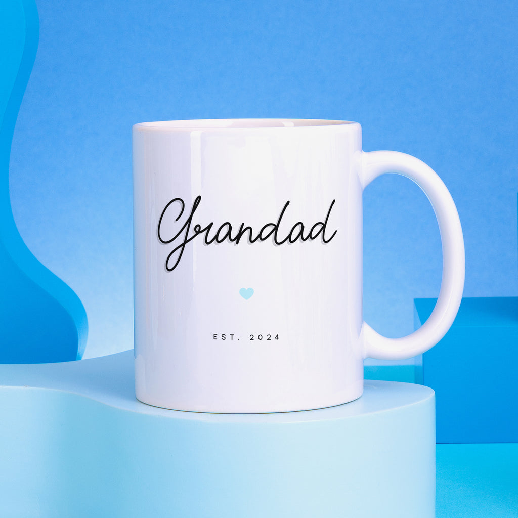 Grandad Est. Year Personalised Mug