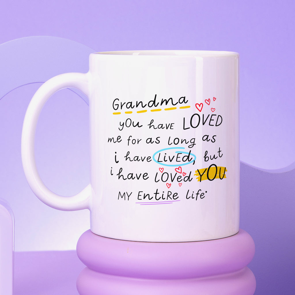 Grandma Entire Life Personalised Mug