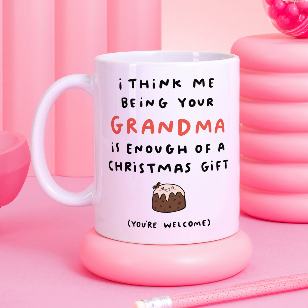 Being Your Grandma Personalised Christmas Mug