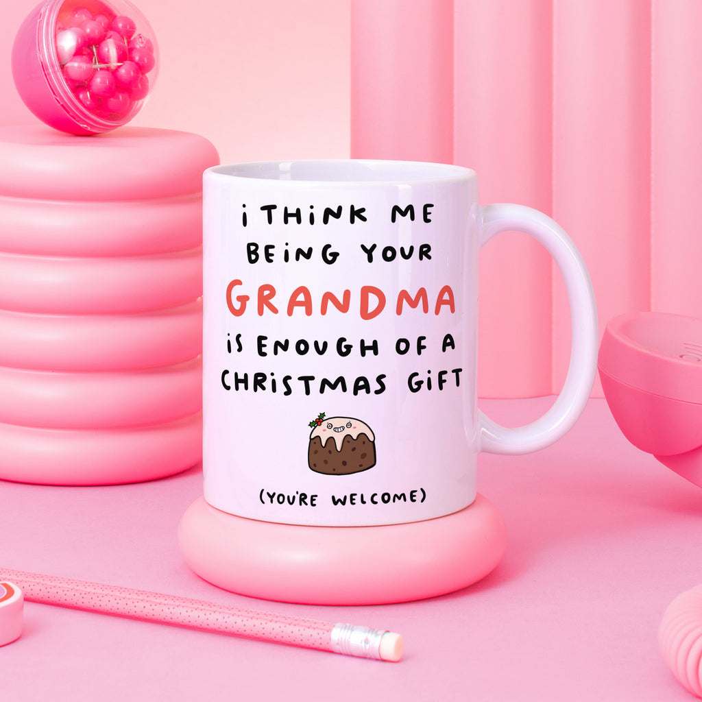 Being Your Grandma Personalised Christmas Mug