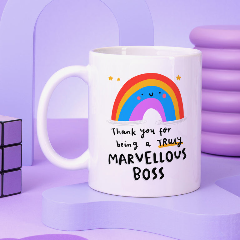 Truly Marvellous Boss Personalised Mug