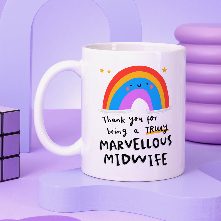 Truly Marvellous Midwife Personalised Mug