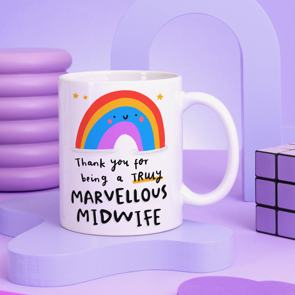 Truly Marvellous Midwife Personalised Mug