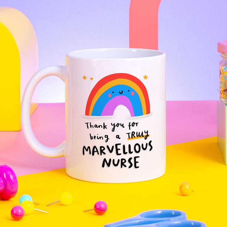 Truly Marvellous Nurse Personalised Mug