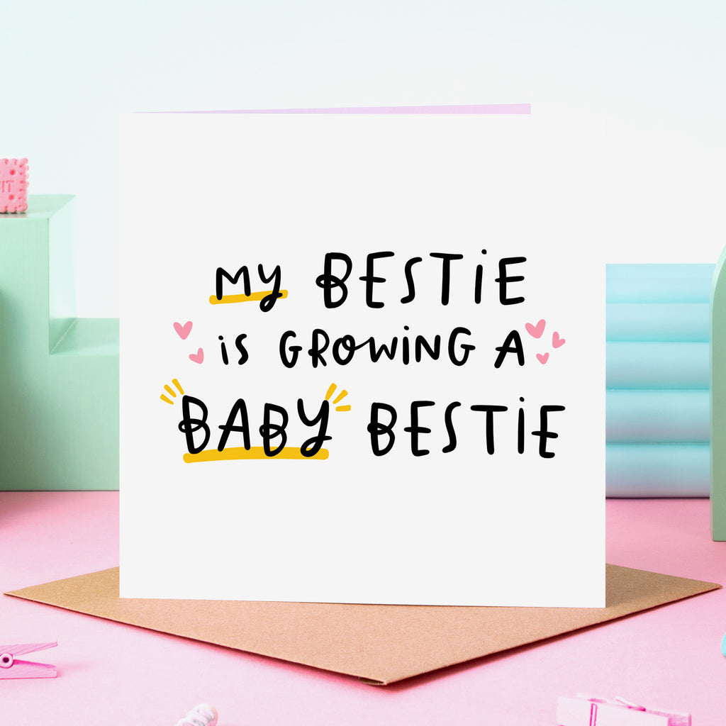 Baby Bestie Pregnancy Card