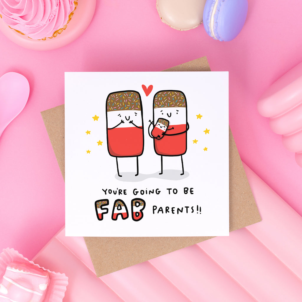 Fab Parents Pregnancy Card