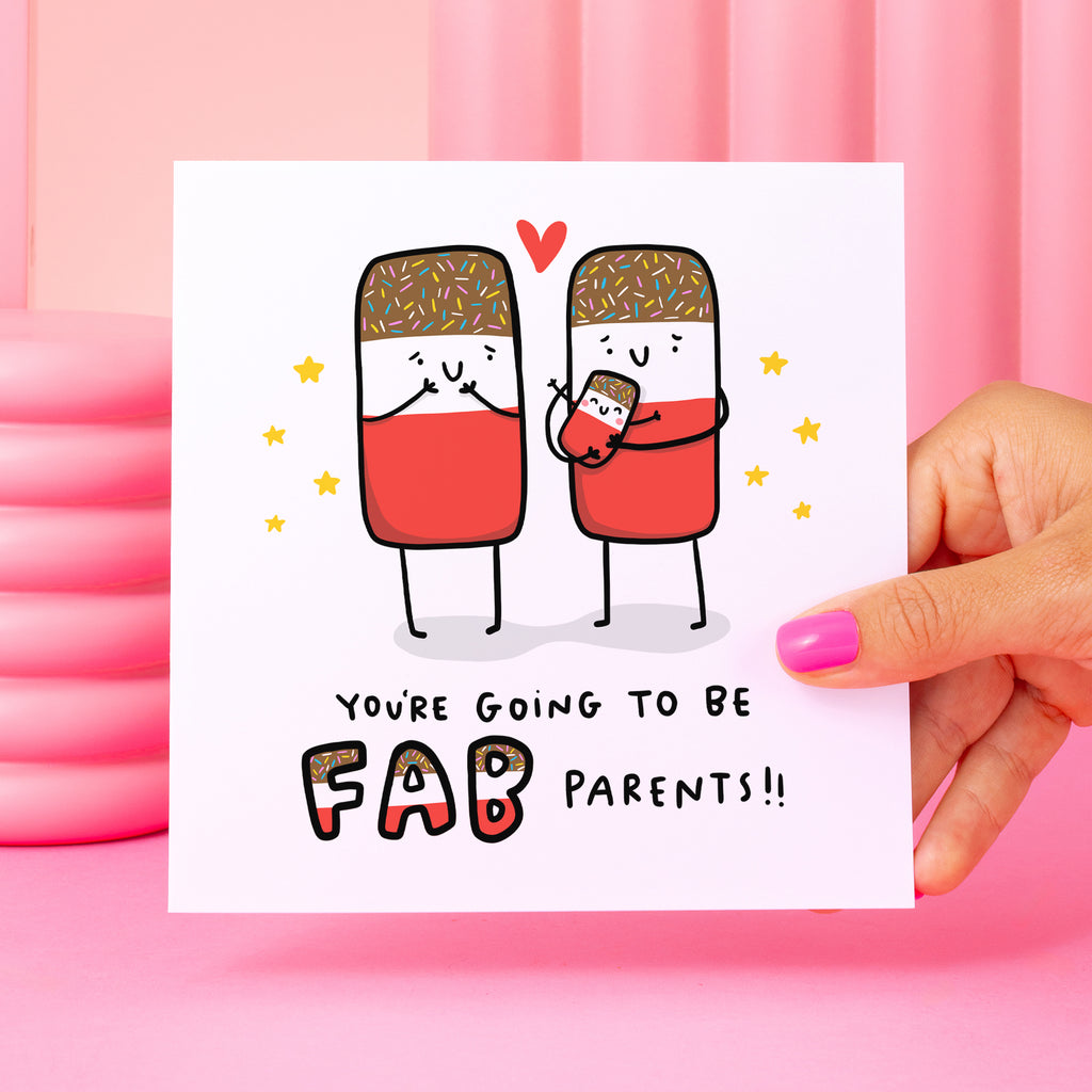 Fab Parents Pregnancy Card