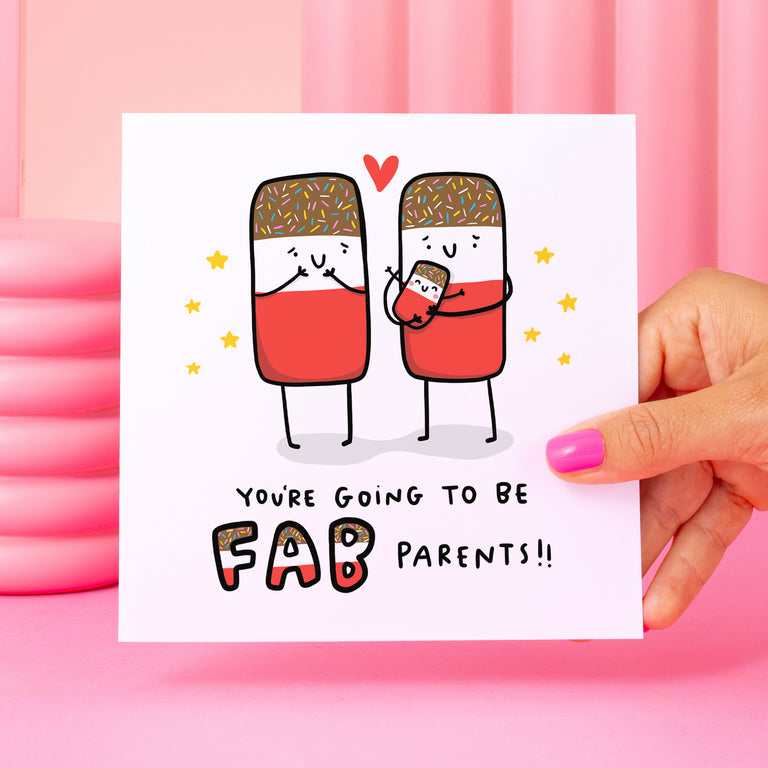 Fab Parents Pregnancy Card