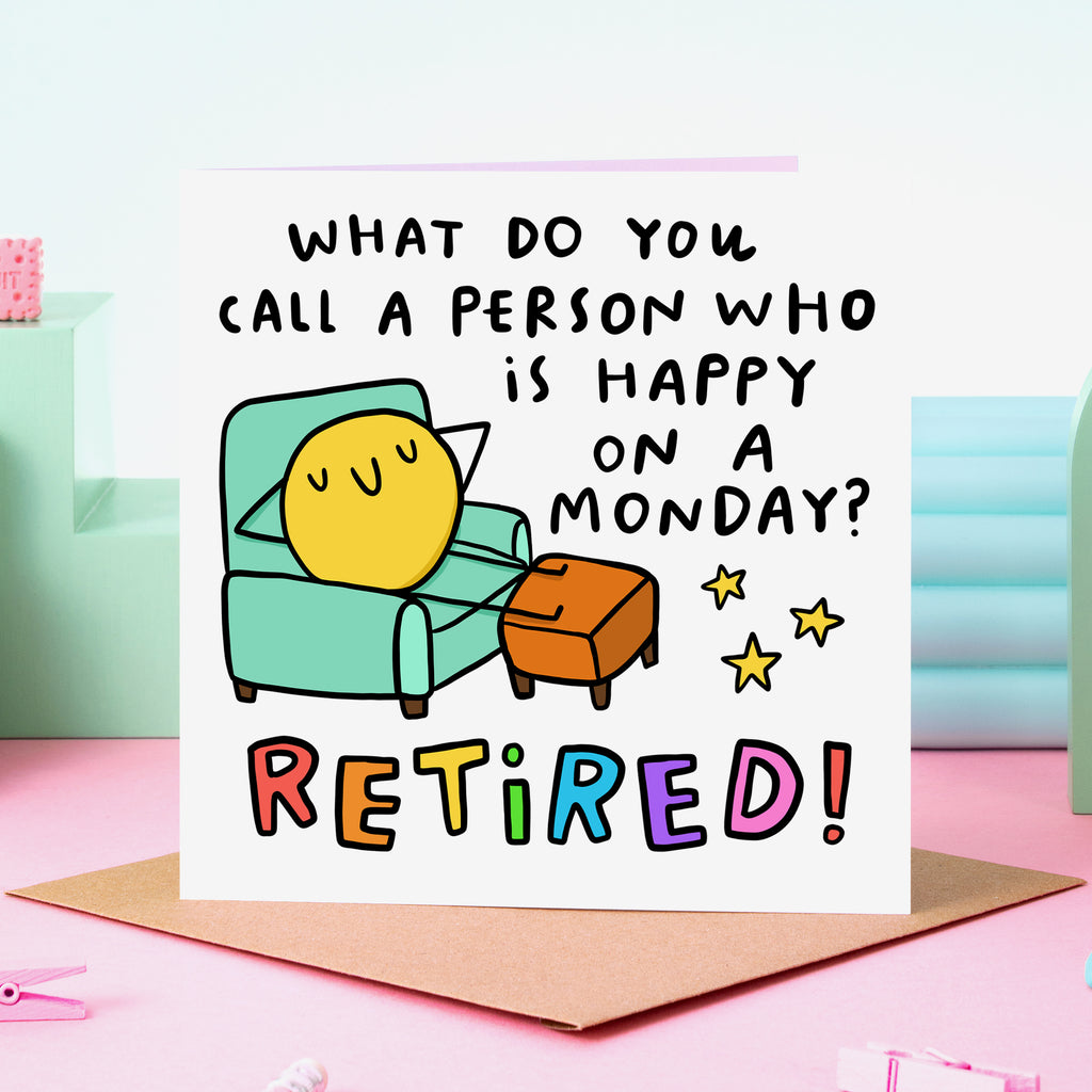 Happy on a Monday Retired Card