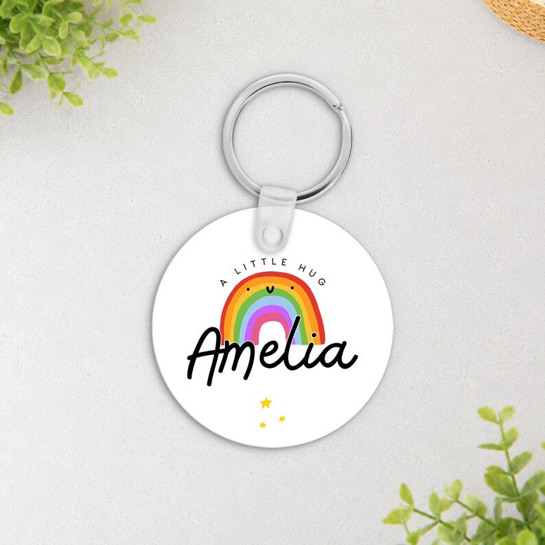 First Day of School Personalised Nam Keyring - A Little Hug