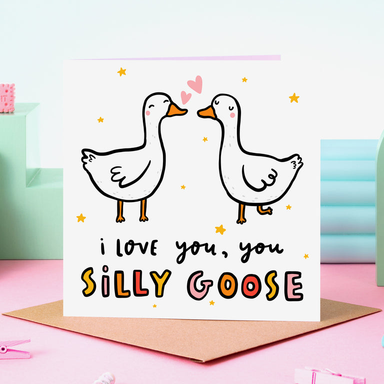 Silly Goose Anniversary Card