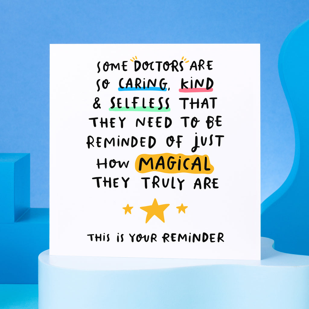 This Is Your Reminder - Doctor Thank You Card