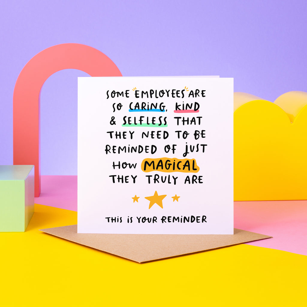 This Is Your Reminder - Employee Thank You Card