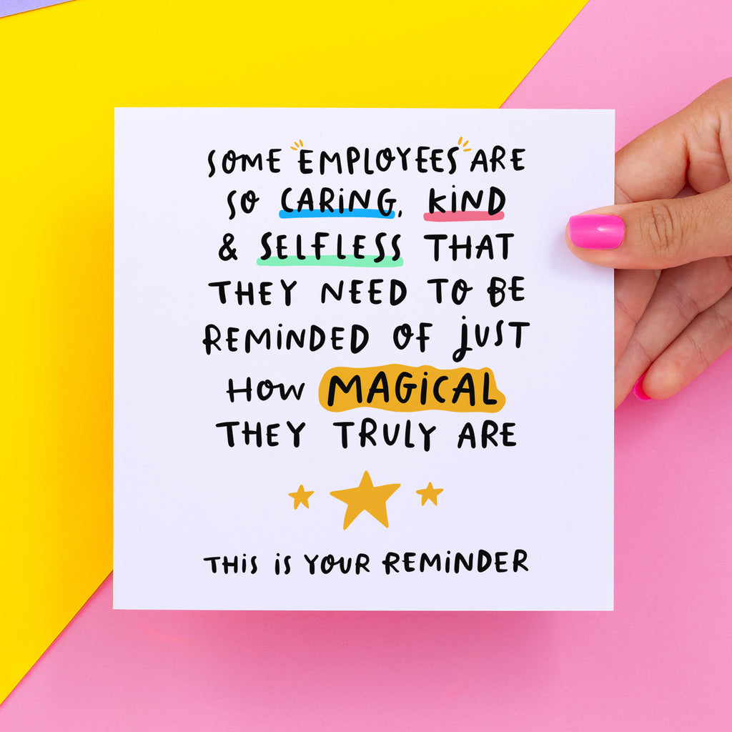 This Is Your Reminder - Employee Thank You Card