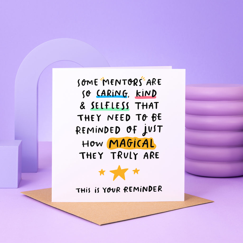 This Is Your Reminder - Mentor Thank You Card